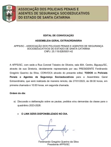 Edital de Convocação 16/01/2023