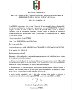Edital de Convocação 25/02/2022