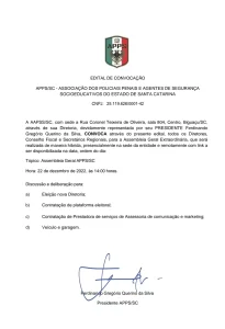 Edital de Convocação 10/12/2022