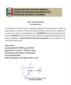 Edital de Convocação 30/03/2023