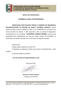 Edital de Convocação 22/09/2023