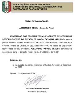 Edital de Convocação 28/11/2023