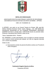 Edital de Convocação 06/06/2022