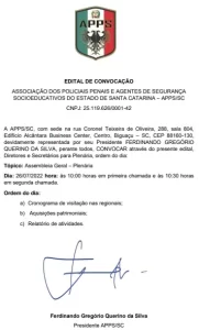Edital de Convocação 12/07/2022