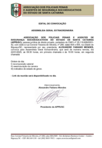 Edital de Convocação 22/01/2025