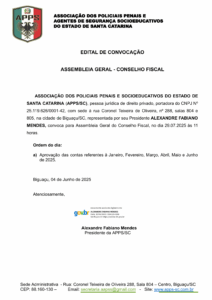 Edital de Convocação 04/06/2025