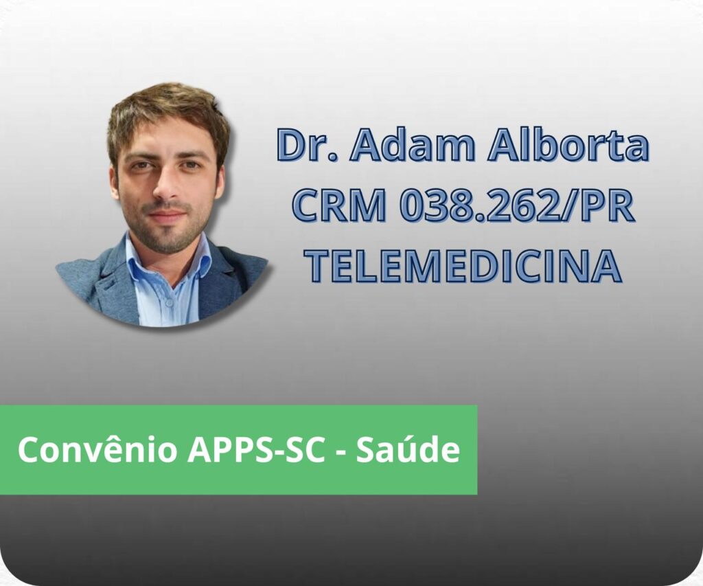 Convênio APPS-SC – Dr. Adam Alborta – Telemedicina