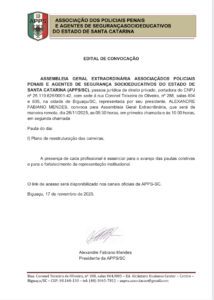 Edital de Convocação 17/11/2025